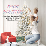 7FT PVC Memory Wire Christmas tree (With Light) - V.I.P Digital Presence