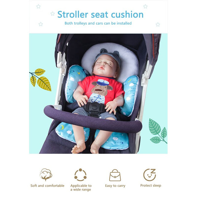 Baby Pusher Pad Thick Baby Protective Cotton Pad Two-sided Upholstered Child Safety Seat Cushion - V.I.P Digital Presence