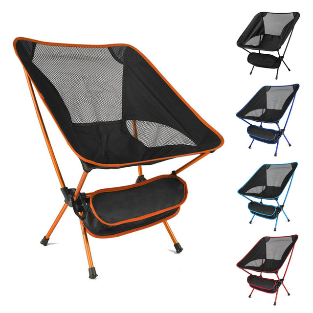 Travel Ultralight Folding Chair Superhard High Load Outdoor Camping Chair Portable Beach Hiking Picnic Seat Fishing Tools Chair - V.I.P Digital Presence