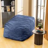 Faux Fur Classic Bean Bag blue - V.I.P Digital Presence