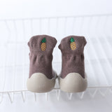 Autumn New Soft Sole Baby Walking Shoes Knitted Embroidered Baby Floor Socks Shoes Avocado Children's Socks - V.I.P Digital Presence