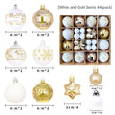 Christmas decoration 6cm electroplated ball plastic ball special-shaped painted Christmas ball gift Christmas tree pendant - V.I.P Digital Presence