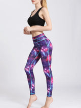 Printed Active High Waist Leggings - V.I.P Digital Presence