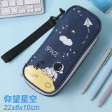 Pencil Case For Elementary School Students Pencil Case Large Capacity Children Simple Multifunctional Universe Star Stationery Box - V.I.P Digital Presence