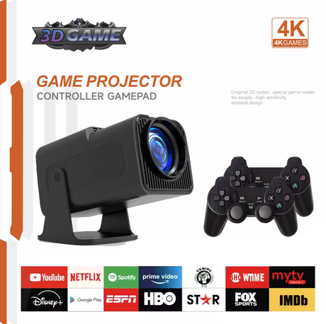 Mp3 Games 32Gb F600 Projector Draagbare Draadloze 4K Full Hd Video Lcd 1080P Home Android 180 Graden Pk Hy320 Outdoor Projector - V.I.P Digital Presence