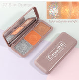 CmaaDu Three Color Mashed Potato Eye Shadow Fairy Plate Earth Color Moonlight Eye Shadow Color - V.I.P Digital Presence