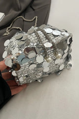 Drawstring Sequin Crossbody Bag - V.I.P Digital Presence