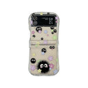 Cute Coal Ball Slim Waist Foldable Phone Case for Samsung Galaxy Z Flip 4/5/6/7 - V.I.P Digital Presence