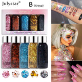 Color Gold Cong Sequins Eyeshadow Liquid High Color Makeup Dazzling Performance Blue Liquid Eyeshadow - V.I.P Digital Presence