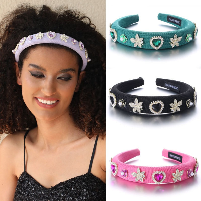 Fashionable Drip Oil Camellia Love Hair Hoop - V.I.P Digital Presence