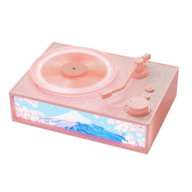 Wireless Bluetooth Speaker Aroma Diffuser Ambient Light Mini Speaker Retro Vinyl Record Player Home High-Quality Sound Gift X19 - V.I.P Digital Presence