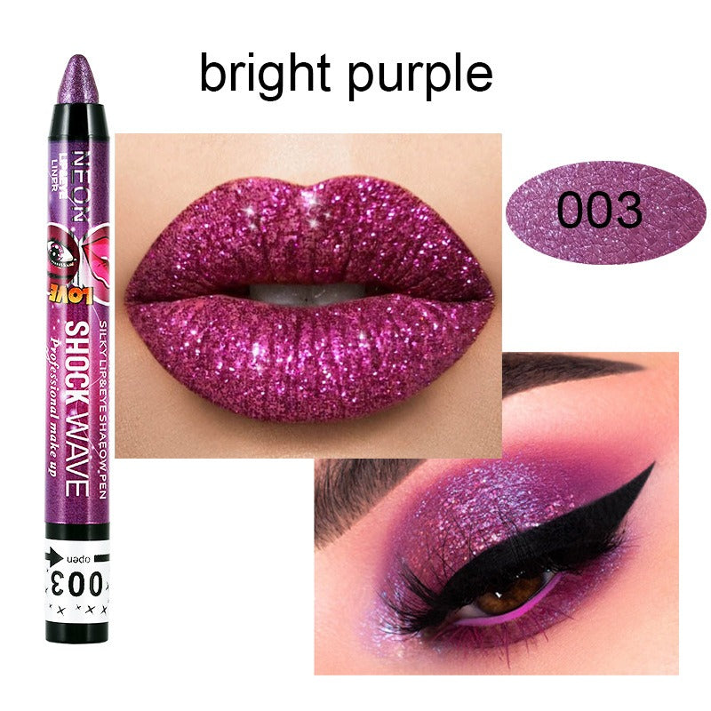 KISS SUSY 36 color eye shadow pencil stick lip pencil 2 in 1 is not easy to smudge - V.I.P Digital Presence