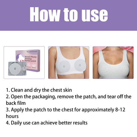 Breast Plump Firming Herbal Patch, Women's Breasts Plump Anti-sagging Breast Massage Care Patch - V.I.P Digital Presence