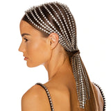 Accessories: rhinestone long tassel headpiece, exaggerated personality headband, Instagram style hair accessory, hair hook - V.I.P Digital Presence