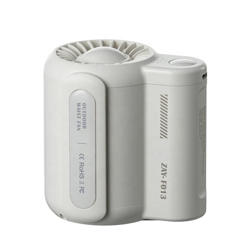 4500mah Portable Usb Mini Hanging Waist Fan Small Electric Personal Belt Clip Fan For Sport Personal Handheld Cooling Fan - V.I.P Digital Presence