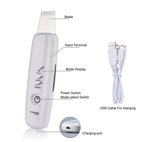 HailiCare Facial Ultrasonic Peeling Machine Deep Cleans Dead Skin Cleansing Machine to Remove Blackheads - V.I.P Digital Presence