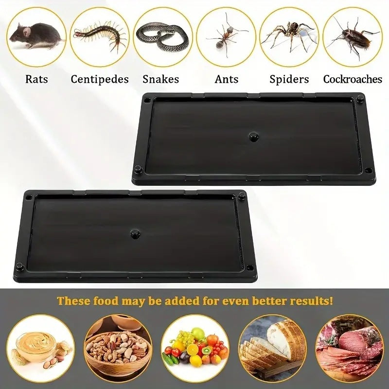2pcsEliminate Mice & Insects Instantly Mouse & Insect Glue Traps Ready To Use Indoors,Rodent Mouse Rat Insect Sticky Adhesive - V.I.P Digital Presence