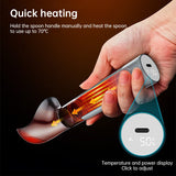 Rechargeable Heated Scoop: Adjustable Temp, Rapid Heat for Ice Cream & More - V.I.P Digital Presence