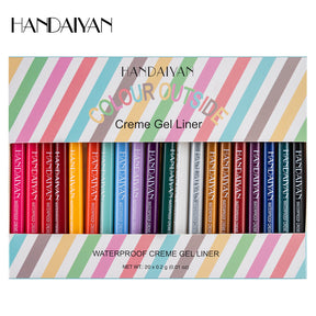 HANDAIYAN Eyeliner Gel Pen 20 Packs Quick-Drying Waterproof And Not Easy To Smudge Eyeliner Color Eyeliner - V.I.P Digital Presence