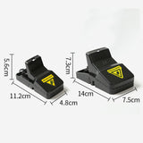 Black Reusable Plastic Mouse Trap Traps Rodent Catcher Home Mousetrap Killer Mouse Snap Traps Rodent Catcher