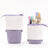 Creative Retractable pencil case school stationery Storage bag Kawaii Solid color Pen case cute pen holder gifts for kid pen bag - V.I.P Digital Presence