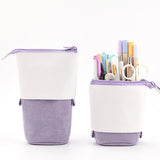 Creative Retractable pencil case school stationery Storage bag Kawaii Solid color Pen case cute pen holder gifts for kid pen bag - V.I.P Digital Presence