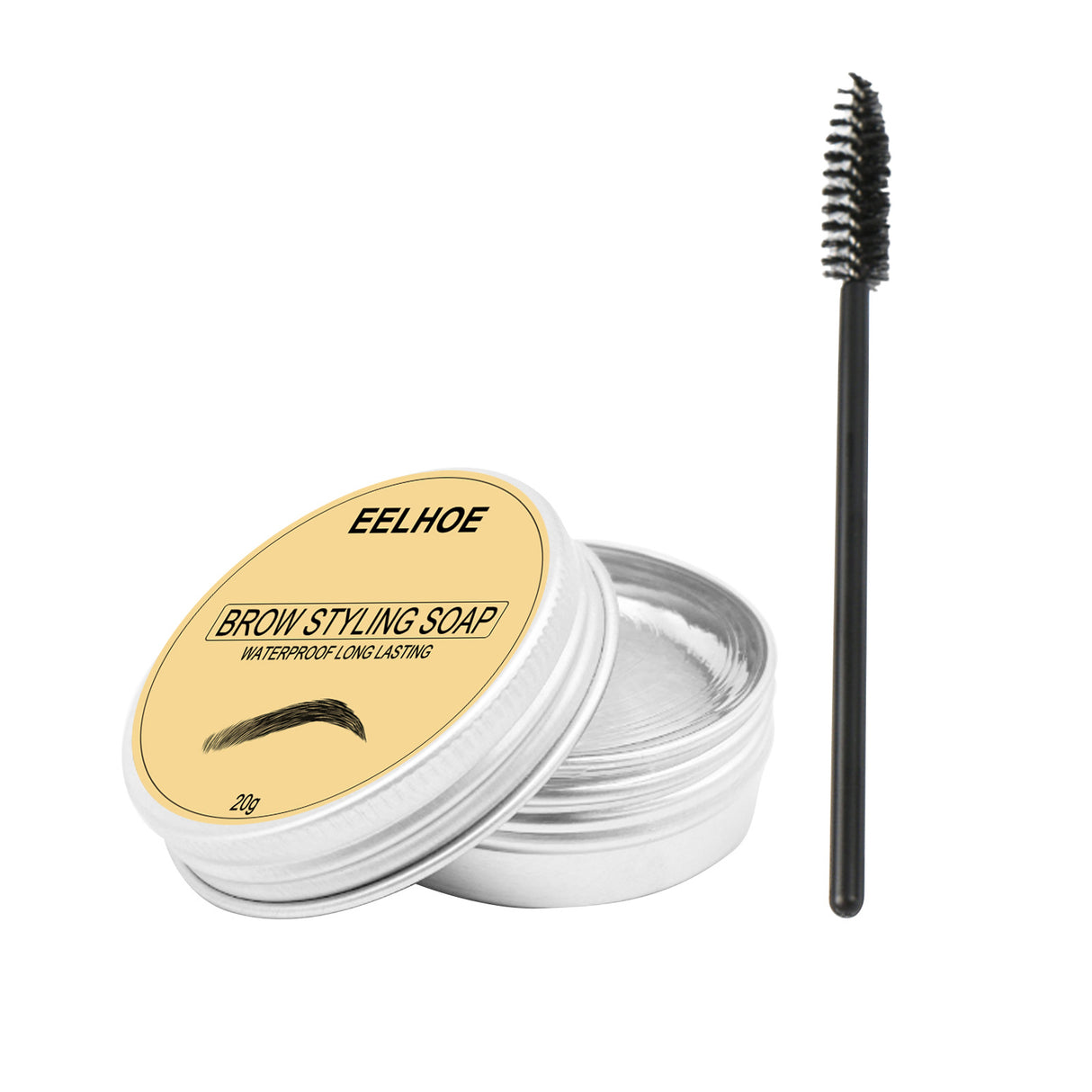 EELHOE Eyebrow Cream Styling Soap Colorless Transparent Refreshing Lasting Natural Makeup Eyebrow Styling Eyebrow Brush - V.I.P Digital Presence