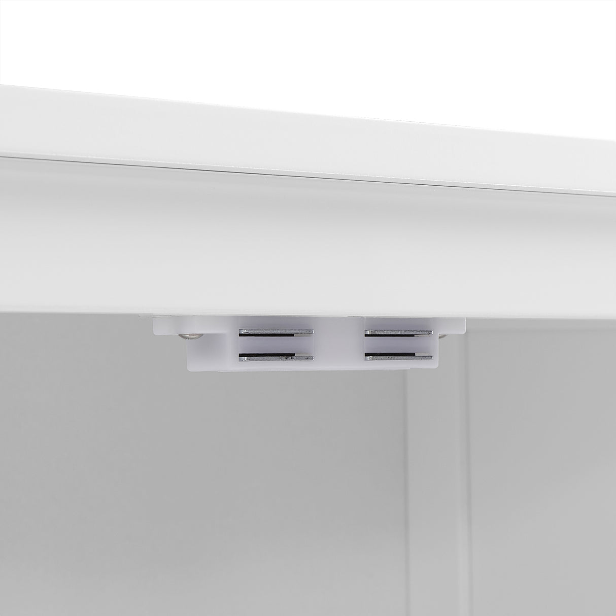 Bathroom Storage Cabinet, Cabinet with Two Doors and Drawers, Adjustable Shelf, MDF Board, White - V.I.P Digital Presence
