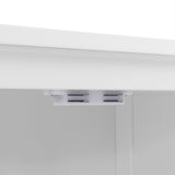 Bathroom Storage Cabinet, Cabinet with Two Doors and Drawers, Adjustable Shelf, MDF Board, White - V.I.P Digital Presence