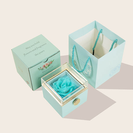 360° Flip Rose Gift Box Necklace Ring Gift Box For Women Girlfriend 2024 Hot Best Valentine Mother Day Birthday Gift Decoration - V.I.P Digital Presence