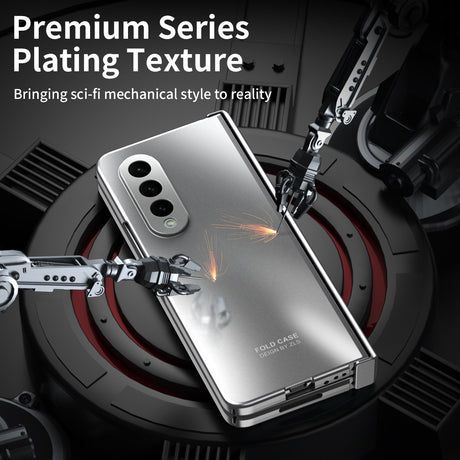 Suitable for Samsung Fold5 phone case ZFOLD4 folding screen solid color electroplating Fold3 all inclusive anti drop protective case 5G - V.I.P Digital Presence