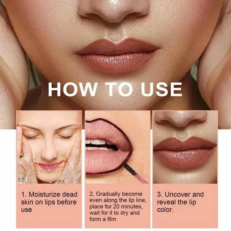 Peel Off Lip Liner Waterproof Long Lasting Liquid Lip Stick Non- Stick Liner Moisturizing Tear Off Lipliner Stain Care - V.I.P Digital Presence