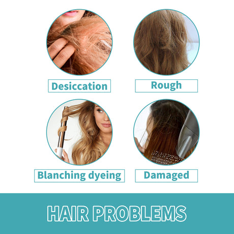 Collagen Hair Straightening Cream, Repair Damaged Hair To Smooth Frizz And Split Free Smoothing Cream - V.I.P Digital Presence