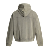 Post-Apocalyptic Punk Distressed Hooded Sweatshirt Loose Short Jacket for Men - V.I.P Digital Presence