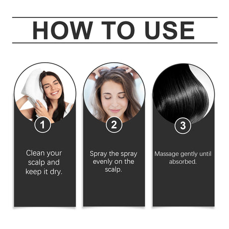 Hair Care Spray Hair Root Deep Moisturizing Scalp Massage Repair Nourishing Hair Care Agent - V.I.P Digital Presence