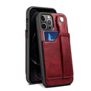 Funda para iPhone 14ProMax, funda de piel con ranuras para tarjetas, compatible con Apple iPhone 14Pro, con función de muñeca y funda protectora trasera. 