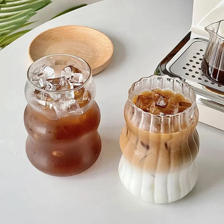 Thickened high borosilicate glass cup household transparent double-layer heat-resistant fruit juice cup - V.I.P Digital Presence