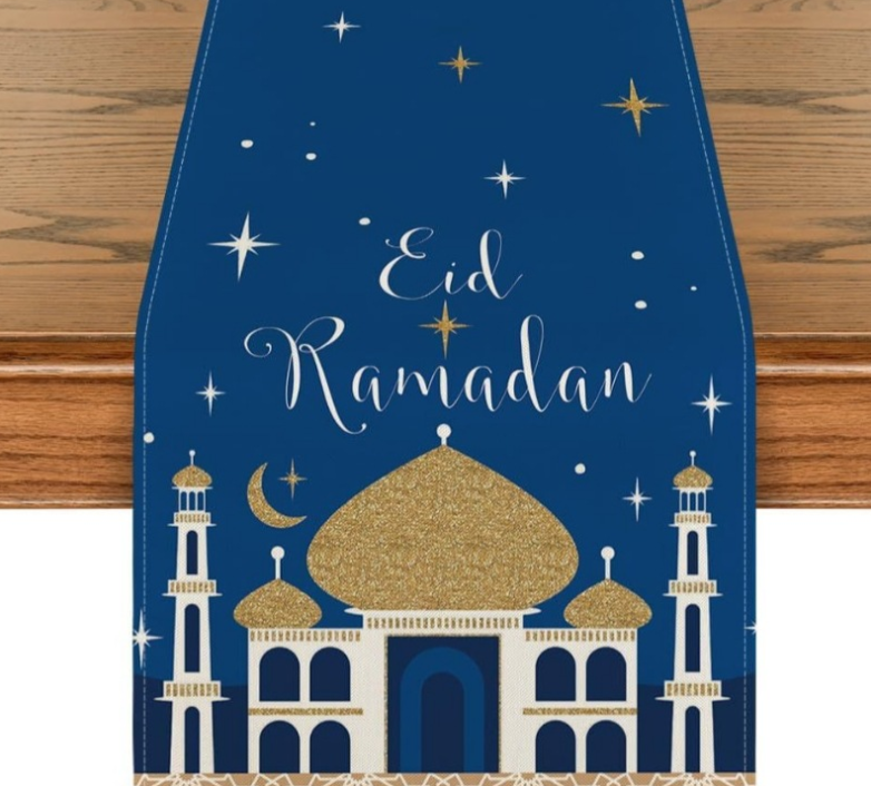 Printed Moon Castle House Tablecloth Home Decoration Party Festival Atmosphere Table Flag - V.I.P Digital Presence