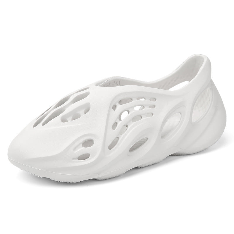 Zapatos de playa de verano para niños y niñas, con agujeros y suela de coco.