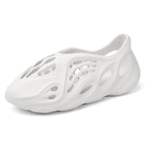 Zapatos de playa de verano para niños y niñas, con agujeros y suela de coco.