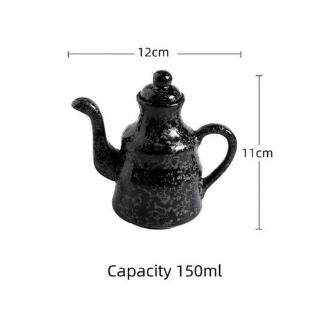 Ceramic Blue and White Kuibai Oil Pot Vinegar Bottle Oil Bottle Vinegar Pot Seasoning Pot Soy Sauce Hotel Restaurant - V.I.P Digital Presence
