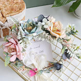 Korean garland headdress fresh big Peony corolla walk show dance headdress holiday pastoral props hair band - V.I.P Digital Presence