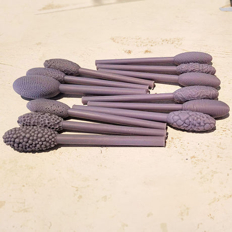 9 - piece Clay Art Texture Tool Sets. Includes Pattern Rollers for Modeling, Embossing Plaids with Hand - held Rollers - V.I.P Digital Presence