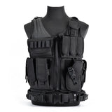 Wholesale Outdoor 6000D Nylon Multi-Pocket Gear Hunting Camouflage Breathable Training Equipment Tactical Grid Vest - V.I.P Digital Presence