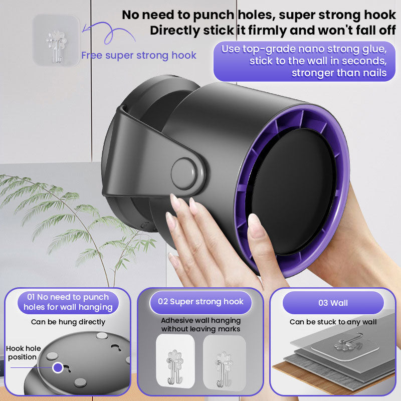 2025 New 100-Speed High - Speed Circulating Fan for Home. 6 - Inch Charging Digital Display, Turbo Desktop Electric Fan - V.I.P Digital Presence