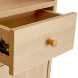 Modern minimalist storage cabinet MDF bed top cabinet Japanese rattan shoe cabinet, small home furniture - V.I.P Digital Presence