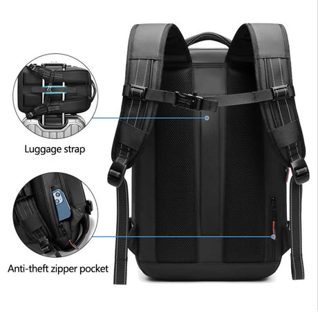 Air Tight Bags Valve Vacuum Compression Backpack system Expandable waterproof bagpack back pack travel laptop bag backpacks - V.I.P Digital Presence