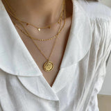 Double layered tassel necklace French fashion niche collarbone chain light luxury niche design necklace - V.I.P Digital Presence