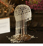 Handmade hollowed out headpiece performance pearl tassel hat - V.I.P Digital Presence
