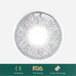1Pcs FDA Certificate Eyes Beautiful Pupil Colorful Girl Cosplay Contact Lenses GRAY - V.I.P Digital Presence